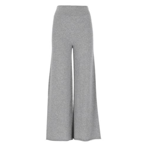 Kasjmier Grijs Elastische Taille Broek Vanisé , Gray , Dames