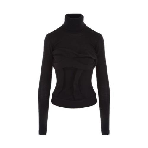 Zwarte wollen coltrui JordanLuca , Black , Dames