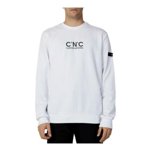 Crew Neck Sweatshirt Costume National , White , Heren