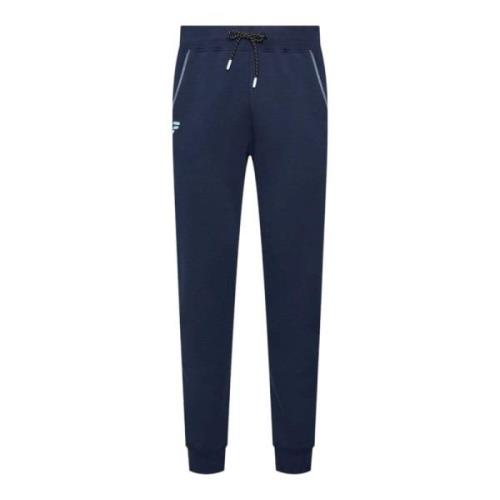 Casual Jogger Broek Guess , Blue , Heren