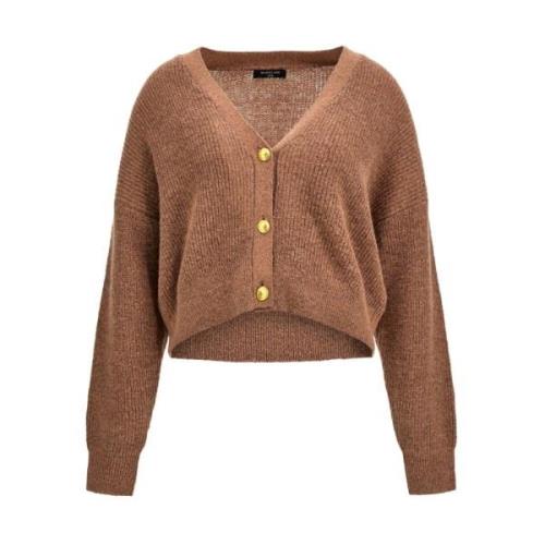 Stijlvolle Cardigan voor Vrouwen Guess , Brown , Dames