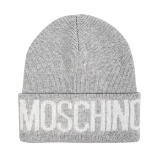 Pet met logo Moschino , Gray , Unisex