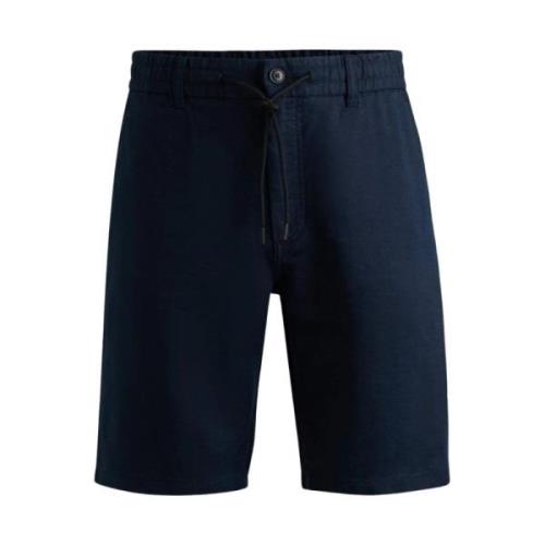 Chino Shorts Hugo Boss , Blue , Heren