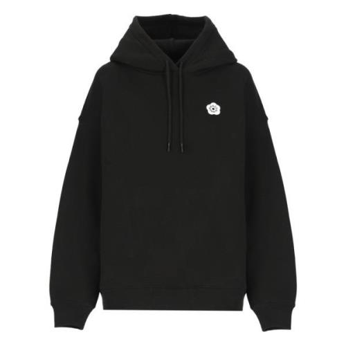 Zwarte katoenen hoodie met Boke Flower Kenzo , Black , Dames