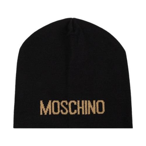 Pet met logo Moschino , Black , Unisex