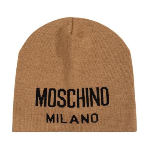 Pet met logo Moschino , Brown , Unisex