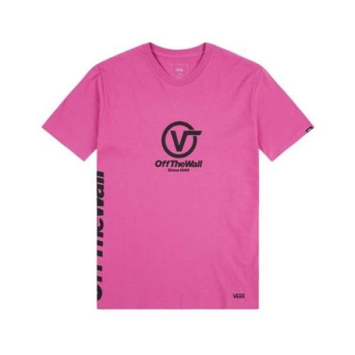 Korte Mouw T-shirt Vans , Purple , Heren