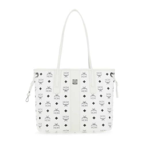 Reversible Liz Shopping Bag MCM , White , Dames