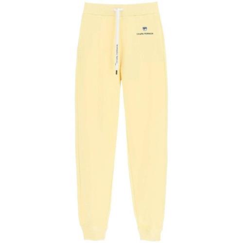 Trousers Chiara Ferragni Collection , Yellow , Dames