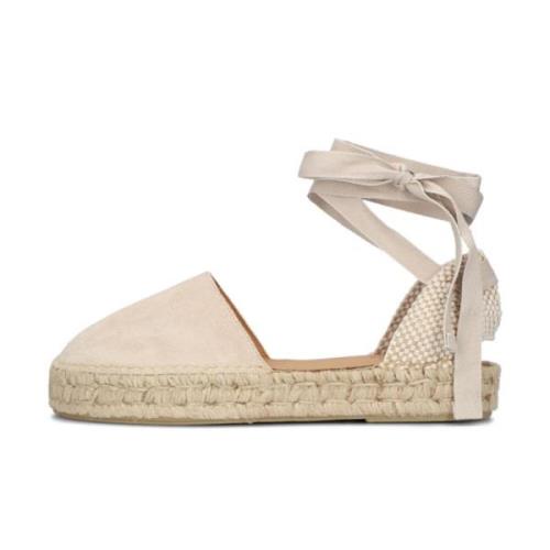 Dames Espadrilles Dely23 Notre-v , Beige , Dames