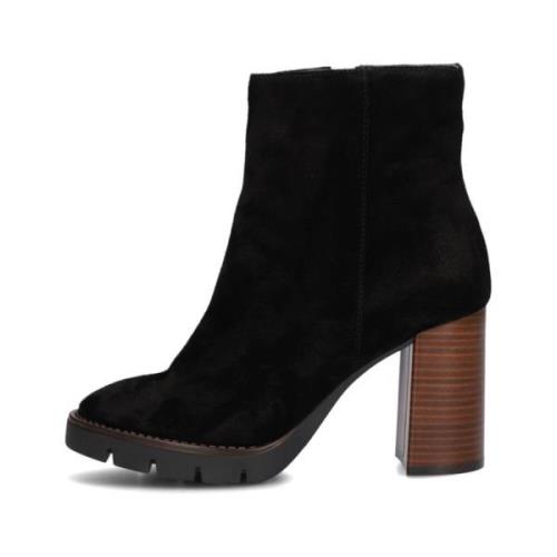 Dames Enkellaarsjes 50183 Notre-v , Black , Dames