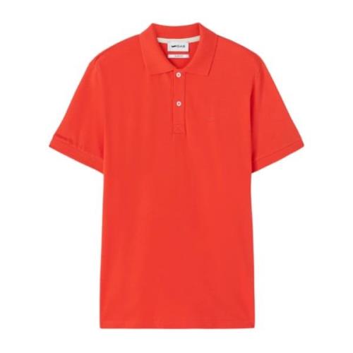 Polo Korte Mouw GAS , Red , Heren