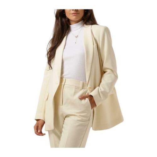 Dames Blazers X Bo - Puck Blazer Notre-v , Beige , Dames