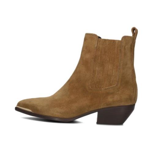 Dames Enkellaarsjes Ar230 Notre-v , Brown , Dames