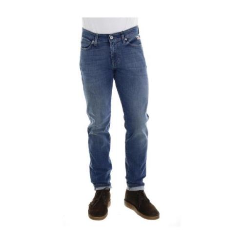 Slim-fit Denim Jeans Roy Roger's , Blue , Heren