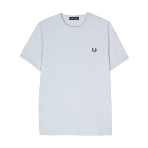 Celeste Ringer T-Shirt Fred Perry , Blue , Heren