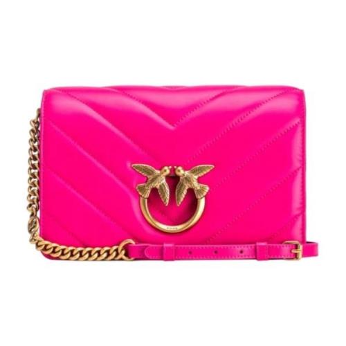 Stijlvolle Crossbodytassen voor Dagelijks Gebruik Pinko , Pink , Dames