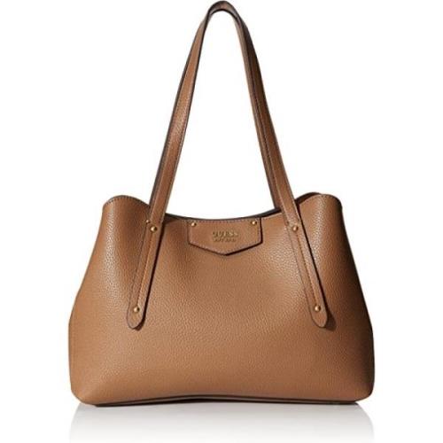 Eco Brenton Girlfriend Satchel Guess , Brown , Dames