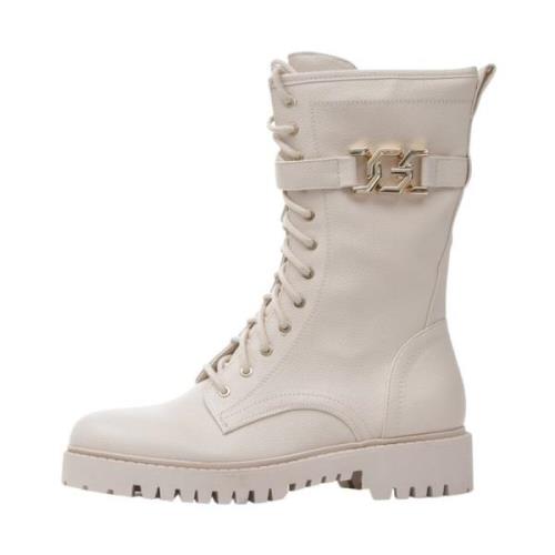 Lace-up Boots Guess , White , Dames