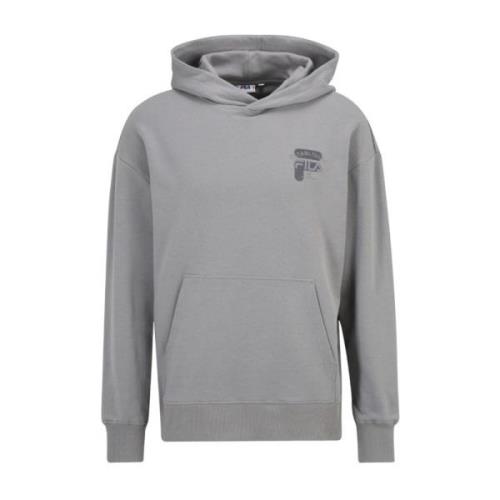 Heren hoodie Baar Fam0333 katoen Fila , Gray , Heren