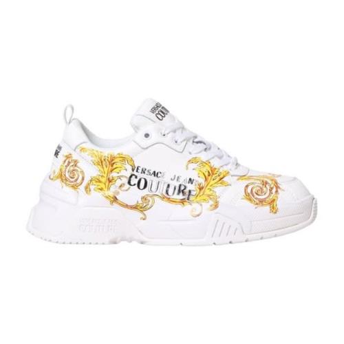 Dames Lage Stargaze Sneakers Versace Jeans Couture , White , Dames