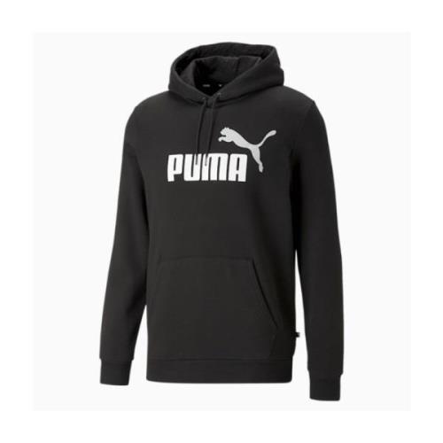 Logo Hoodie Puma , Black , Heren