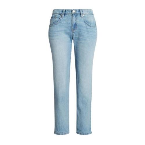 Slim Fit Denim Broek Ralph Lauren , Blue , Dames