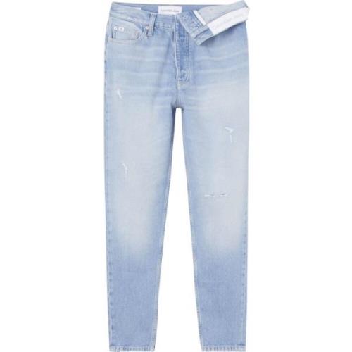 Slim-fit Denim Broek Calvin Klein Jeans , Blue , Dames