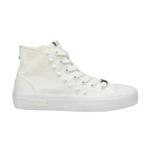 Hoge Top Canvas Sneakers Cult , White , Dames