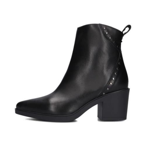 Dames Enkellaarsjes 15641b Notre-v , Black , Dames