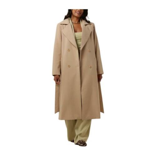 Dames Jassen Nv-daron Belted Coat Notre-v , Brown , Dames