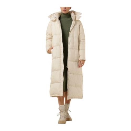 Dames Jassen Puffer Long Notre-v , White , Dames