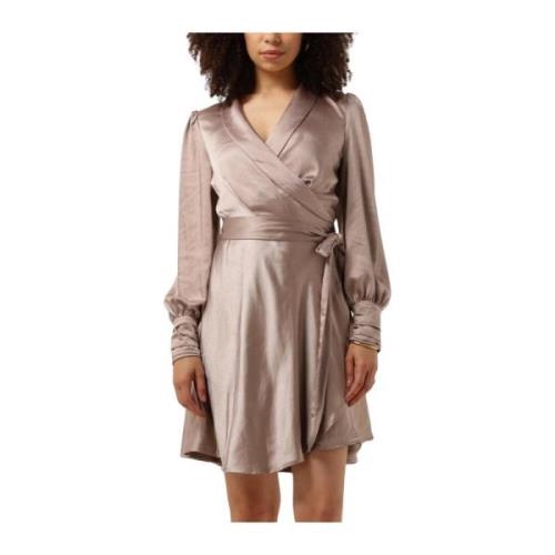 Dames Jurken Nv-doris Satin Dress Notre-v , Beige , Dames