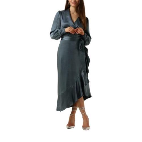 Dames Jurken Nv-dorissa Satin Dress Notre-v , Blue , Dames