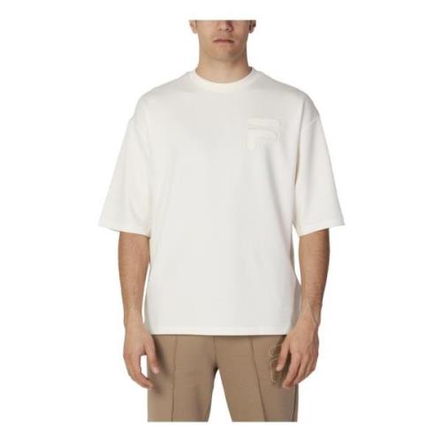 Witte Heren T-shirt Fila , White , Heren