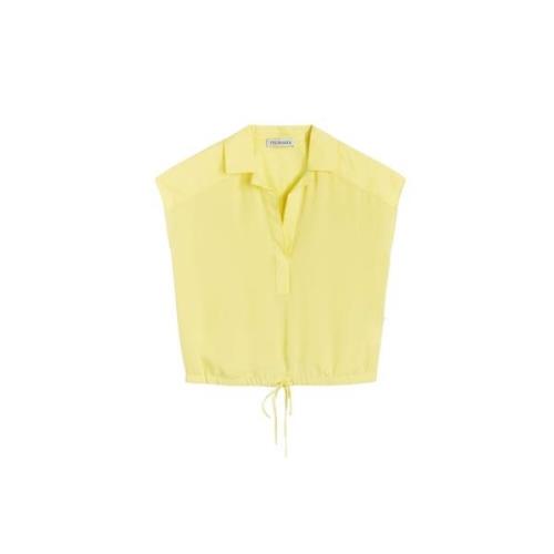 Mouwloze Blouse Trussardi , Yellow , Dames