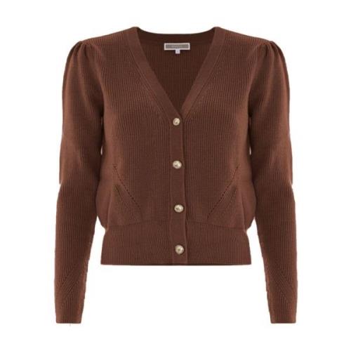 Stijlvolle Cardigan voor Vrouwen Kocca , Brown , Dames