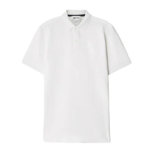 Polo Korte Mouw GAS , White , Heren