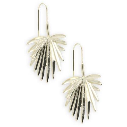 Dames Sieraden Earring Leaf Notre-v , Yellow , Dames