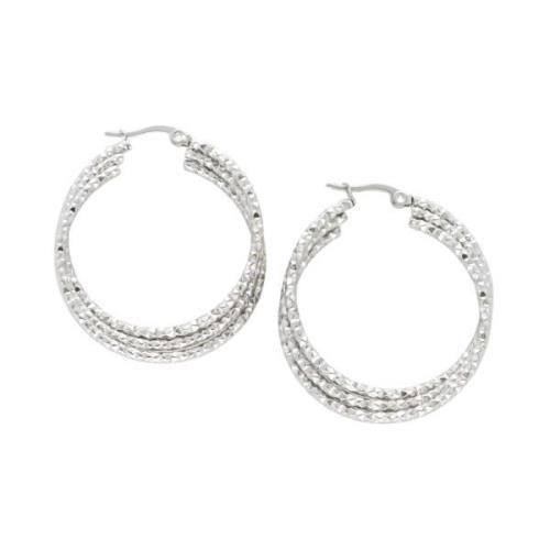 Dames Sieraden Earring Double Ring Notre-v , Gray , Dames