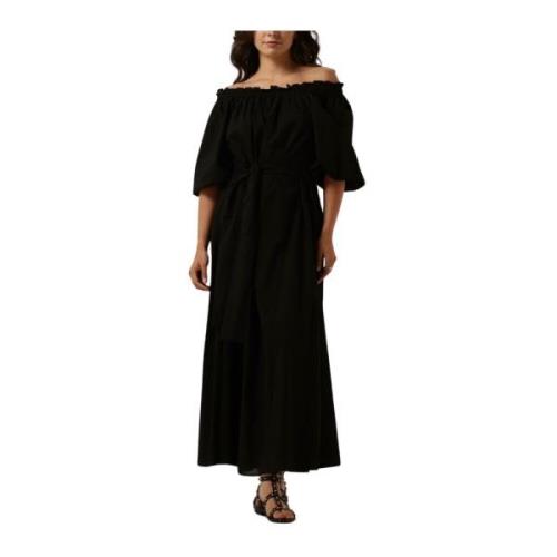 Dames Jurken Nv-danya Off Shoulder Dress Notre-v , Black , Dames