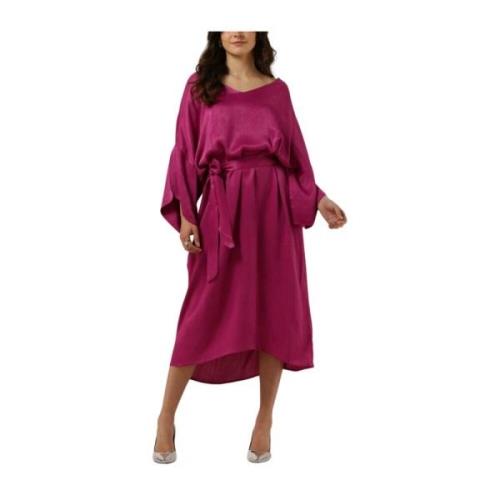 Dames Jurken Nv-belle Midi Dress Notre-v , Pink , Dames