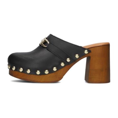 Dames Clogs 8698 Notre-v , Black , Dames