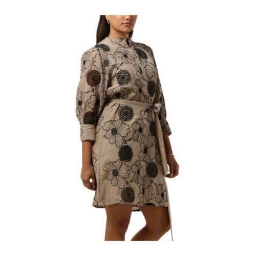 Dames Jurken Nv-bowie Mini Dress Notre-v , Beige , Dames