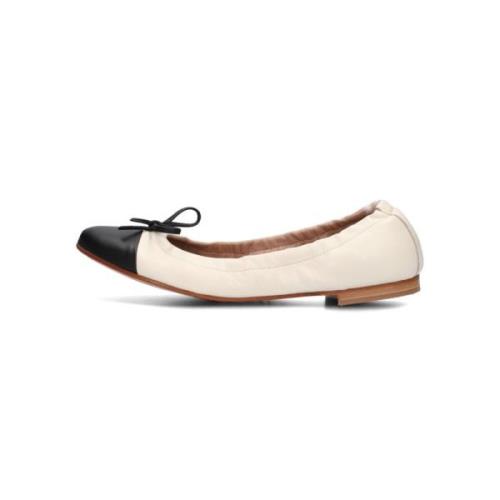 Dames Ballerina's 08-323 Notre-v , White , Dames