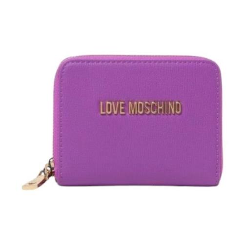 Stijlvolle Portemonnees & Kaarthouders Love Moschino , Purple , Dames