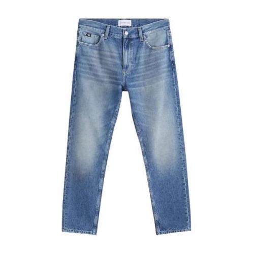 Klassieke Straight Fit Denim Jeans Calvin Klein Jeans , Blue , Heren