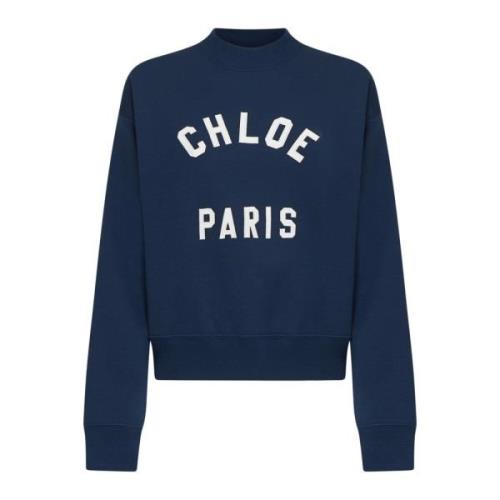 Stijlvolle Sweaters Collectie Chloé , Blue , Dames