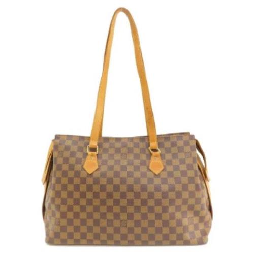 Pre-owned Canvas louis-vuitton-bags Louis Vuitton Vintage , Brown , Da...