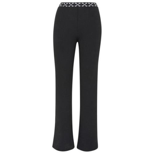 Rechte broek Off White , Black , Dames